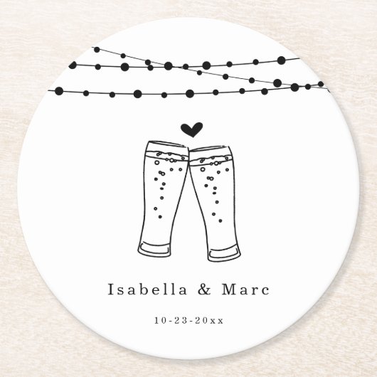 Untersetzer zum Toast Rundpapier (Vorderseite)