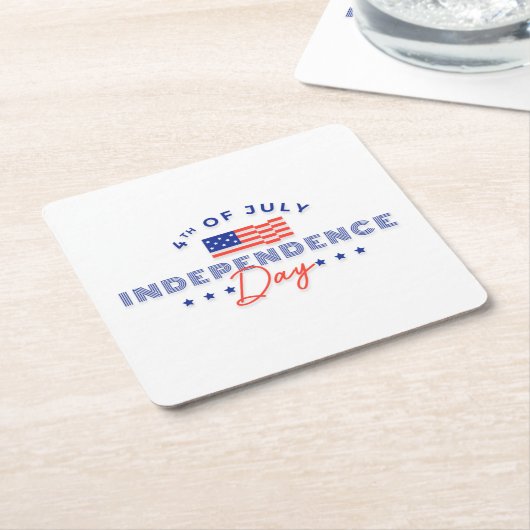 Untersetzer zum Unabhängigkeitstag (angewinkelt)