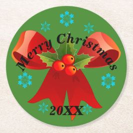 Untersetzer zum Weihnachtsfest (Rotes Weihnachtsba