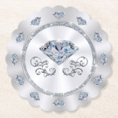 Untersetzer zur Beseitigung. Diamond Themed Geburt (Vorderseite)