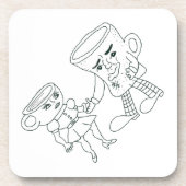 Untersetzer zur Tasse von Kaffee (Vorderseite)