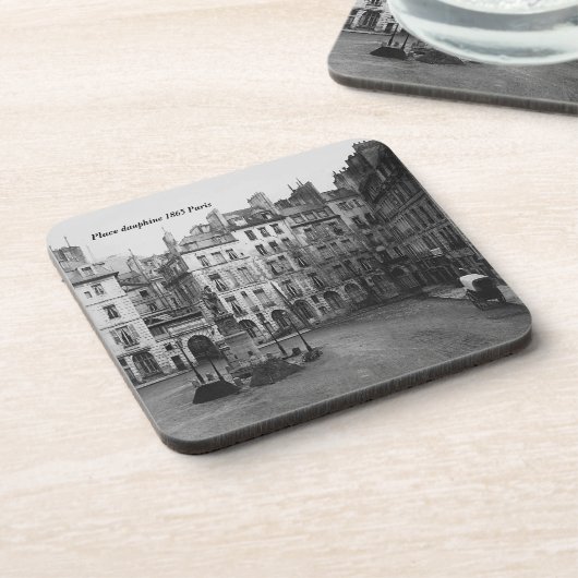 Untersetzerplatz Dauphine Paris Getränkeuntersetzer (Linke Seite)