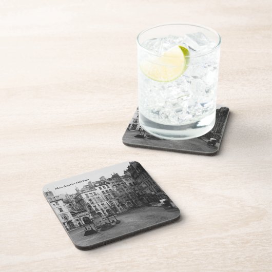 Untersetzerplatz Dauphine Paris Getränkeuntersetzer (Rechte Seite)