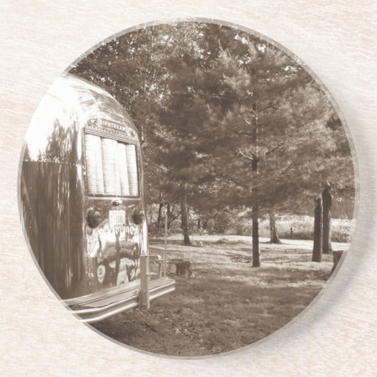 UntersetzerVintager Aluminiumcamper Boondocking Untersetzer (Vorne)