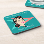 UntersetzerVintager blinzelnder Untersetzer (Linke Seite)