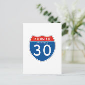 Unterstaatszeichen 30 - Arkansas Postkarte (Stehend Vorderseite)