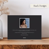 Unterstrichene Folie | Ankündigung von Foto Abschl