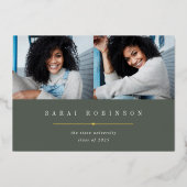 Unterstrichene Folie | Ankündigung von Foto Abschl (Vorderseite)