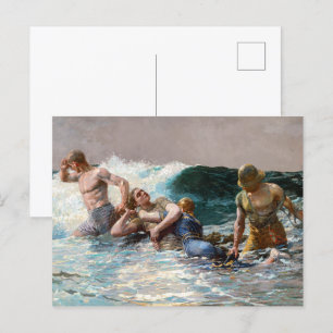 Unterströmung Winslow Homer Postkarte