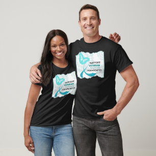 Unterstütze das Eierstockkrebs-Bewusstsein T-Shirt