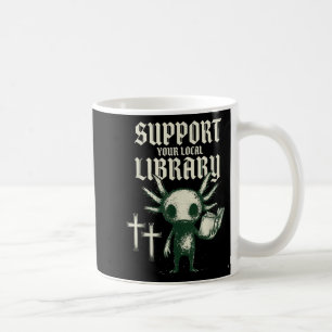 Unterstütze dein lokales Gothic-Buch der Bibliothe Kaffeetasse