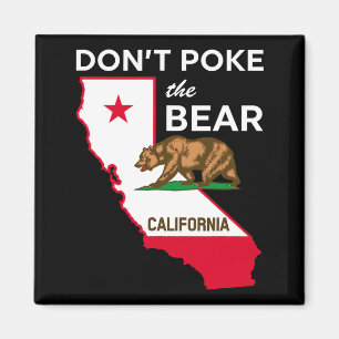 Unterstütze den Bären California Republic Design Magnet