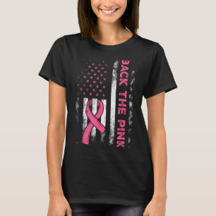 Unterstütze die nk-Flagge Brustkrebsbewusstsein Fr T-Shirt