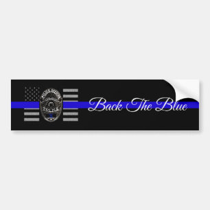 UNTERSTÜTZE DIE POLIZEI 'BACK THE BLUE' AUTOAUFKLE AUTOAUFKLEBER
