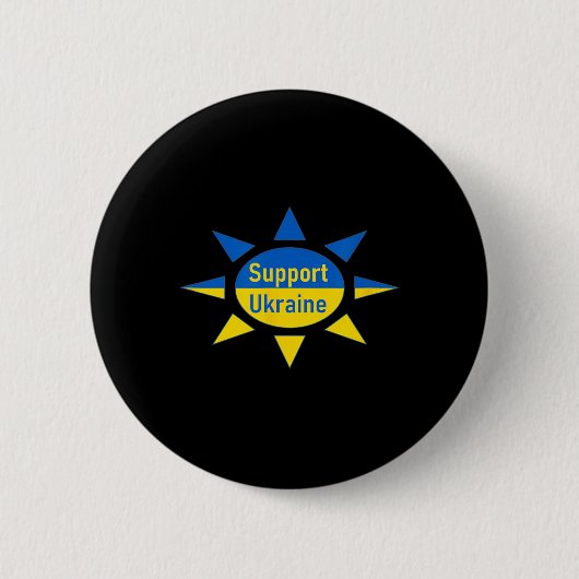 Unterstütze die Ukraine Button (Vorderseite)