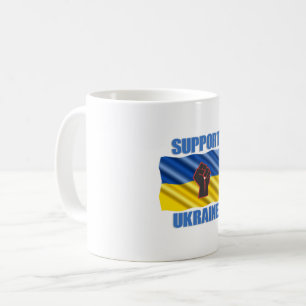 Unterstütze die Ukraine - Frieden & Liebe für die Kaffeetasse
