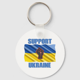 Unterstütze die Ukraine - Frieden & Liebe für die Schlüsselanhänger