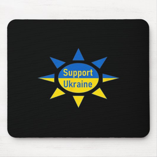 Unterstütze die Ukraine Mousepad (Vorne)