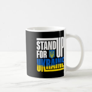 Unterstütze die Ukraine Unterstützer-Geschenk Kaffeetasse