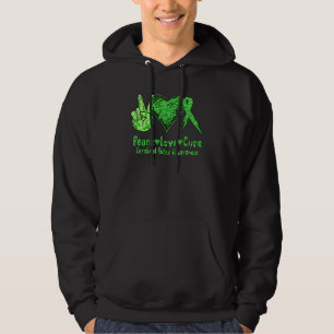 Unterstütze Frieden Liebe Heile Zerebralparese Cp  Hoodie