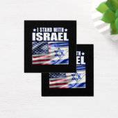 Unterstütze Israel Ich stehe hinter Israel (Schreibtisch)