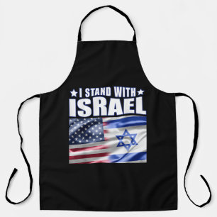Unterstütze Israel Ich stehe hinter Israel Schürze