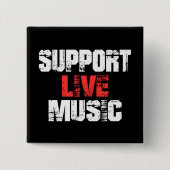 Unterstütze Live-Musik Button (Vorderseite)