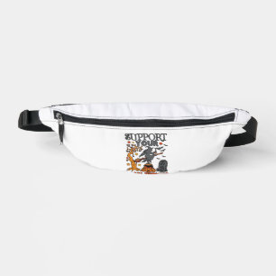 Unterstütze lokale Hexen Halloween Hexenkessel Kür Bauchtasche