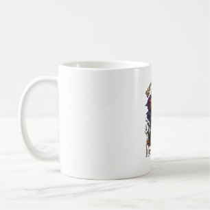 Unterstütze lokale Hexen Halloween Spukhaus Pumpe Kaffeetasse