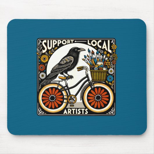 Unterstütze lokale Künstler Mousepad (Vorne)