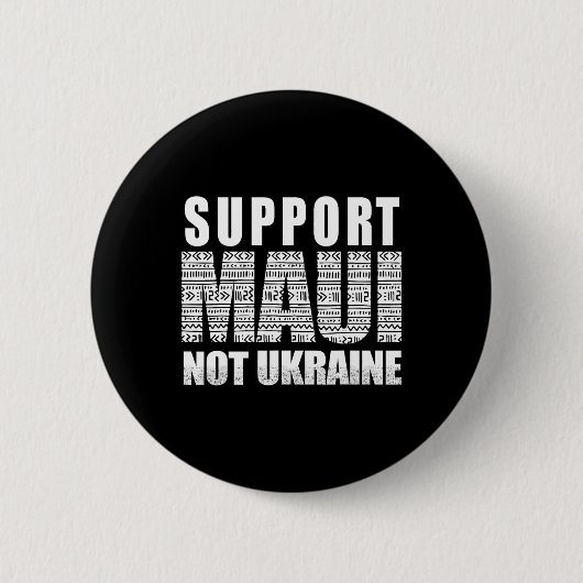 Unterstütze Maui nicht Ukraine Button (Vorderseite)