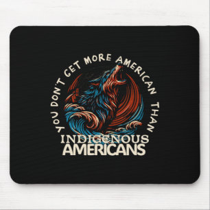 Unterstütze Native Americans gegen Trump  Mousepad