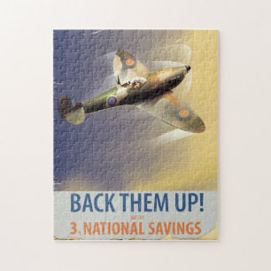 Unterstütze sie! WW2 Plakat Puzzle