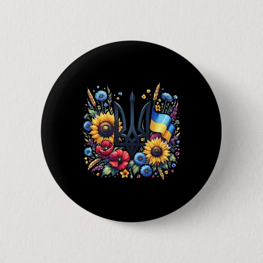 Unterstütze Ukraine Button (Vorderseite)