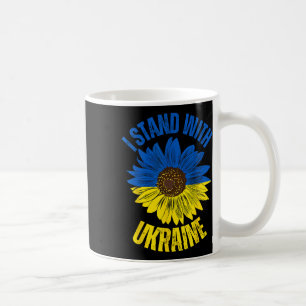 Unterstütze Ukraine Ich stehe mit der ukrainischen Kaffeetasse