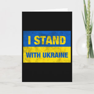 Unterstütze Ukraine Ich stehe mit Ukraine Ukrainis Karte