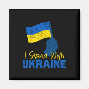 Unterstütze Ukraine Ich stehe mit Ukraine Ukrainis Magnet
