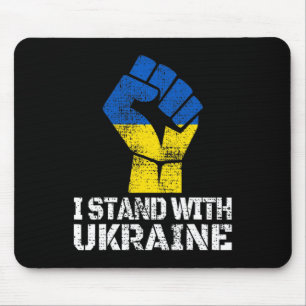 Unterstütze Ukraine Ich stehe mit Ukraine Ukrainis Mousepad