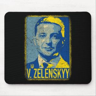 Unterstütze Ukraine Ich stehe mit Ukraine Volodymy Mousepad