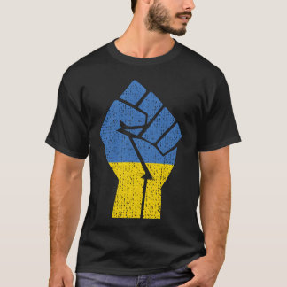 Unterstütze Ukraine Steh mit Ukraine Ukrainische F T-Shirt
