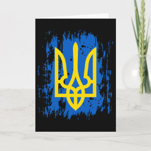 Unterstütze Ukraine Stehe mit der Ukraine Ukrainis Karte