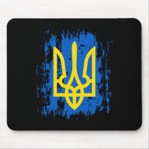 Unterstütze Ukraine Stehe mit der Ukraine Ukrainis Mousepad