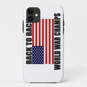Unterstützen Sie 2 hinteren Weltkrieg-Champions Case-Mate iPhone Hülle