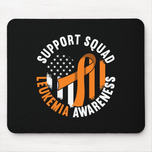 Unterstützen Sie Awareness Squad I Blutzellen Kreb Mousepad (Vorne)