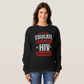 Unterstützen Sie Bilden Sie Sich Kümmern Sie Sich Sweatshirt (Vorne ganz)