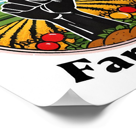 Unterstützen Sie Black Bauern Poster (Ecke)