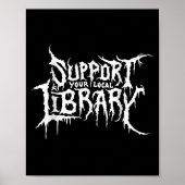 Unterstützen Sie das Bookworm-Design Ihres lokalen Poster (Vorne)