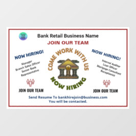 Unterstützen Sie das Logo für Gewollt Mitarbeiter Fensteraufkleber