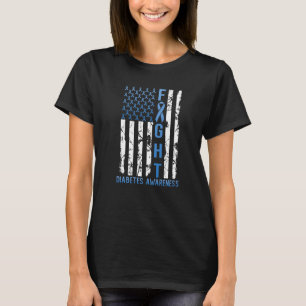 Unterstützen Sie den Kampf USA-Flagge Typ 2 Typ 1 T-Shirt