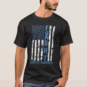 Unterstützen Sie den Kampf USA-Flagge Typ 2 Typ 1 T-Shirt